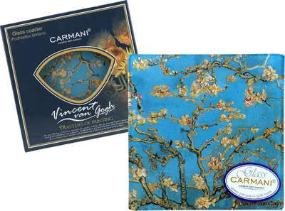 Produktbild von Dekorativer Teller - V. van Gogh, Blühender Mandelbaum (CARMANI)