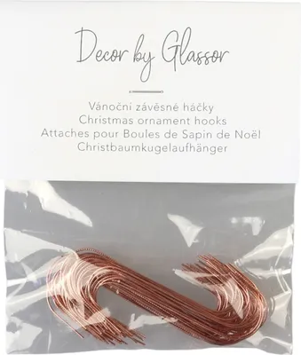 Obrázek produktu pro Vánoční závěsné háčky na vánoční ozdoby měděné