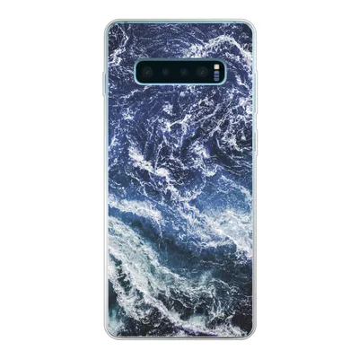 Produktbild von MuchoWow® Handyhülle Schutzhülle Hülle für Samsung Galaxy S10 Lite Naturstein - Meer - Marmor Silikon Softcase Handy Hülle - Schutz