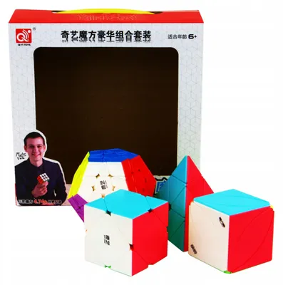 Produktbild von QiYi Puzzle-Set Megaminx, Pyraminx, Skewb, Ivy Cube