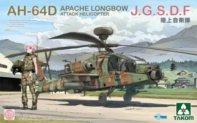 Produktbild von Takom 2607 - 1:35 AH-64D Apache Longbow Attack Helicopter J.G.S.D.F - Neu