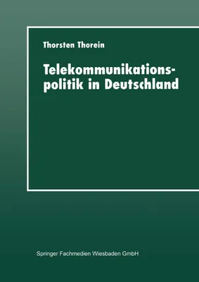 Produktbild von Telekommunikationspolitik in Deutschland
