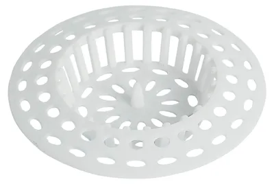 Produktbild von Abfluss-Sieb weiß 70 mm 2 Stück