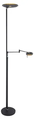 Image de Steinhauer - lampadaire - Turound - noir - verre métal - lampe design - LED - 2663ZW