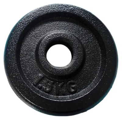 Produktbild von Acra Gusseiserne Scheibe (Gewicht) für Kurzhanteln 1,5 kg - 30 mm - 30