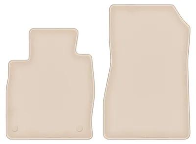 Produktbild von DURBAN Beige Velours-Fußmatten vorne für Nissan Juke II F16 Crossover (2019-)