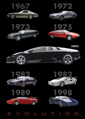 Image de Evolution - Lamborghini - 61x91cm - Affiche Poster