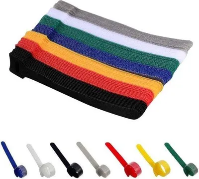 Produktbild von Wiederverwendbare Nylon-Kabelbinder, selbstklebend, 140 Stück, 110x10mm