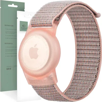 Immagine prodotto di Nylon Tech-Protect per bambini Apple Airtag Rosa