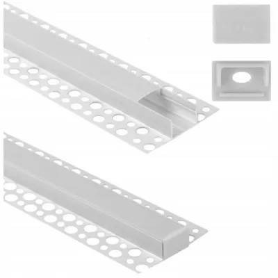 Productafbeelding van Ecolight EC20963 GNS02 LED-inbouwprofiel, wit, 2 meter