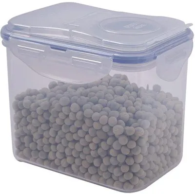 Image de Ibenzoa® : Boîte de conservation multifonctionnelle de 1 litre, étanche, transparente, en polypropylène sans BPA, lavable au lave-vaisselle, avec fermeture sécurisée et joint en silicone
