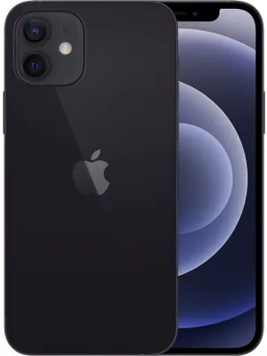 Image de Apple iPhone 12 , 15.5 cm (6.1"), 2532 x 1170 px, 64 Go, 12 MP, iOS 14, Noir
