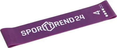 Produktbild von Sporttrend 24® Mini Bänder/Loops in verschiedenen Stärken und Farben I Länge 25cm, Lila 0,9mm / stark