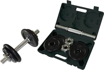 Produktbild von Famanu Kurzhantelset 100 kg - Praktisches Trainingsgerät für Zuhause