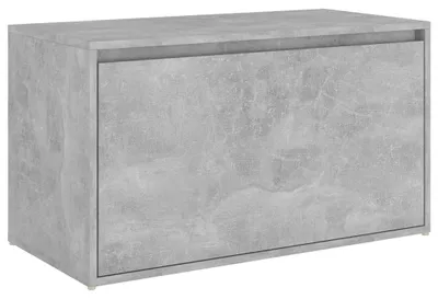 Image de vidaXL Banc de couloir 80x40x45 cm gris béton bois composite