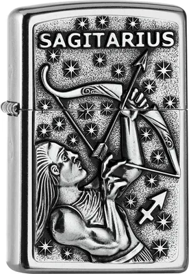 Produktbild von Zippo Feuerzeug Sagitarius 2006505 Sternzeichen Schütze Sturmfeuerzeug Benzin