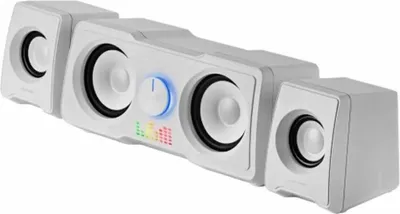 Produktbild von Mars Gaming MS22W, 2.2 Kanäle, Kabelgebunden, 35 W, 20 - 20000 Hz, 4 Ohm, Weiß