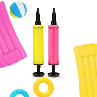 Productafbeelding van Handpomp voor opblaasbaar accessoires zoals ballonnen, speelgoed, luchtbedden en ballen (18 cm)