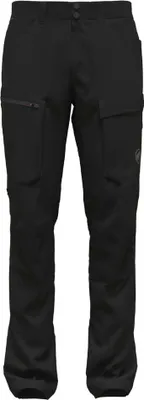 Schwarze Zinal Hybrid Pants von Mammut; geeignet für Herren und Trekkingaktivitäten.