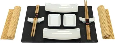 Immagine prodotto di Set per sushi da 11 pezzi, colorato, in pietra