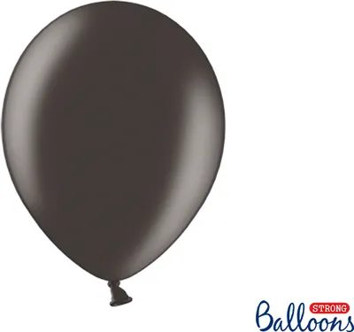 Immagine prodotto di 50 pz. Palloncino Ø30cm "Uni Metallic" | Nero