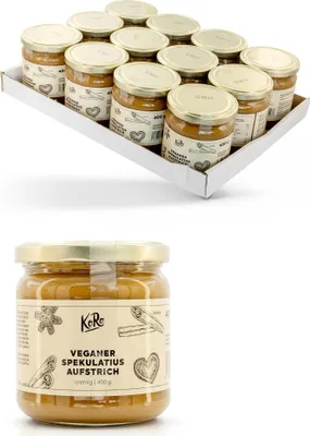 Produktbild von KoRo I Veganer Spekulatius Aufstrich 12 x 400 g