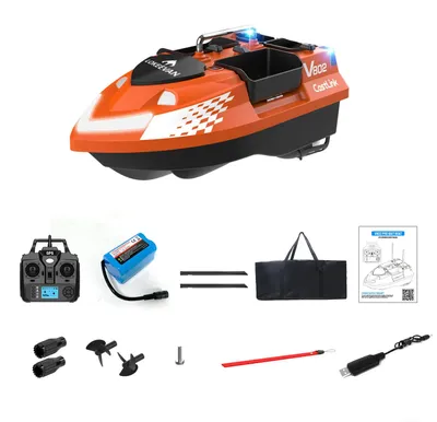 Productafbeelding van Aasboot, BeiDou-positionering, bereik van 500 meter, 12000 mAh