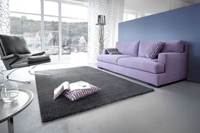 Produktbild von Astra Teppich Samoa 67 x 130 cm Des. 001 Farbe 040 anthrazit