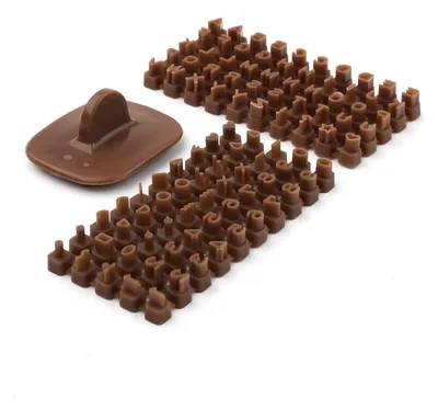 Produktbild von Buchstaben-Keksstempel, Alphabet-Kuchenstempel, Werkzeuge zum Dekorieren von Keksen und Fondant für Bastelprojekte