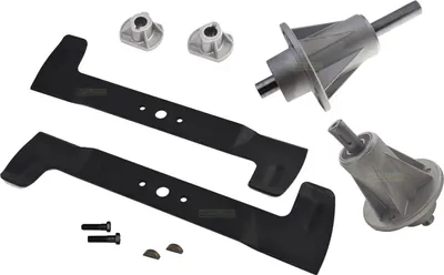 Produktbild von 122 CM Messer + Halter Satz für Alpina Brill Castel Garden Iseki Stiga Solo Sabo