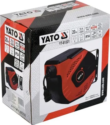Zdjęcie produktu dla Yato Przedłużacz Elektryczny Na Zwijaku Automat 10M Yt-81221