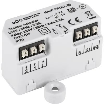 Produktbild von Homematic IP Smart Home Rollladenaktor Unterputz (HmIP-FROLL), Relais