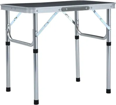Produktbild von Klapptisch für Camping in Grau aus Aluminium 60x45cm