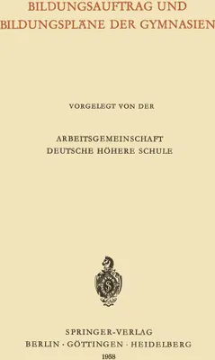 Produktbild von Bildungsauftrag und Bildungspläne der Gymnasien
