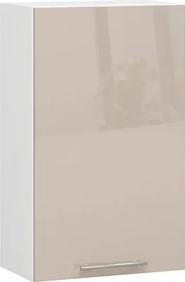 Produktbild von Küchenoberschrank 50 cm VERMINA - Weiß/Cappuccino glänzend