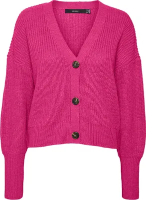 Produktbild von VERO MODA Strickjacke Langarm V-Ausschnitt Knitted Cardigan VMLEA Größe: XS