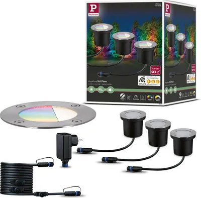 Zdjęcie produktu dla Paulmann Plug & Shine LED Bodeneinbauleuchte RGBW Basisset