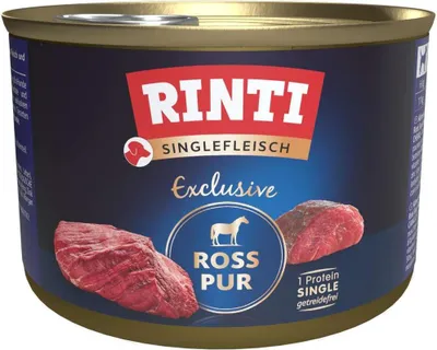 Image de Rinti 185gx12 Viande unique Exclusive Ross Pur boîte