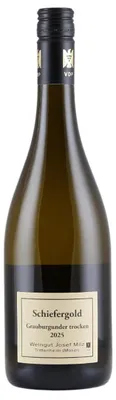Produktbild von Josef Milz Schiefergold Grauburgunder trocken 2025 | Weißwein | Deutschland | 1 x 0,75 Liter