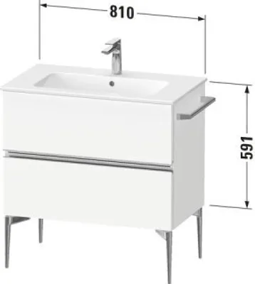 Zdjęcie produktu dla DURAVIT SV46440BD550000 Sivida WTU 810x591x477mm, f. Bodenst.