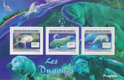 Produktbild von Briefmarken Guinea 2011 Mi 8891-8893 Kleinbogen (kompl. Ausgabe) postfrisch Dugongs