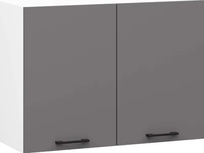 Produktbild von Akord Schrank Oliwia Weiß-Grau/Graphit 30X80X72 Cm