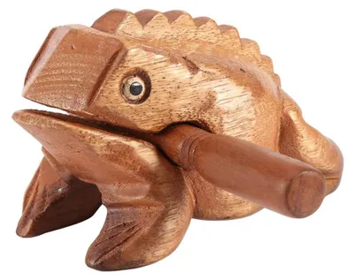 Produktbild von Holz Frosch Musikinstrument 6CM