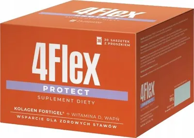 Produktbild von 4FLEX PROTECT Kollagen Kalzium Vitamin D FÜR GELENKE 30 Beutel