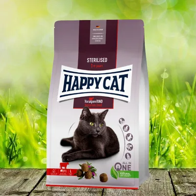 Produktbild von Happy Cat Sterilised Adult Voralpen Rind 10 kg