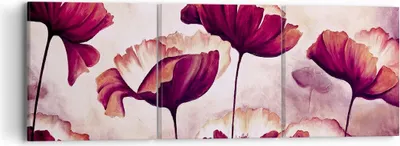 Produktbild von Bild auf Leinwand - Leinwandbild - Mohn Blume Wiese - 90x30cm - Wand Bild - Wanddeko - Wandbilder - Leinwanddruck - Bilder - Kunstdruck - Wanddekoration - Leinwand bilder - Wandkunst - CA90x30-3934