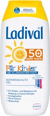 Produktbild von Ladival für Kinder bei allergischer Haut LSF 50+ Sonnenschutz-Gel, 200 ml Gel