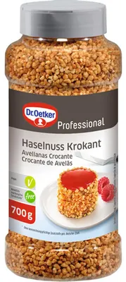 Zdjęcie produktu dla Dr Oetker Professional krucha kruszonka z orzechów laskowych do deserów 700g