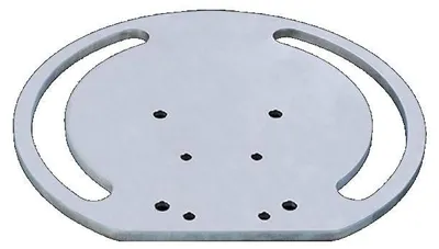 Lastafeladapter für Bankschraube 100/140 mm, verzinkter Stahl