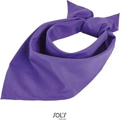 Produktbild von SOLs 01198 | Bandana - Einheitsgröße: 62 x 62 x 80 cm - Farbe: Dark Purple - Größe: 62 x 62 x 80 cm